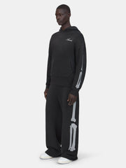 AMIRI BONES OVERSIZED HOODIE - Black
