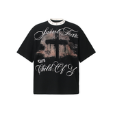 Omirad Cross Script Graphic Tee