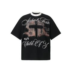 Omirad Cross Script Graphic Tee