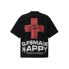 Omirad Cross Typography Graphic Tee