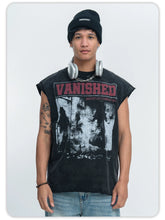 ONSEVENINE Sleeveless Loose-Fit Vintage-Style Washed Cotton Summer Tank Top.