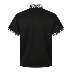Omirad “Leopard Cross Graphic Polo”