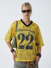 Omirad “Glamorous 22” Mesh Jersey T-Shirt