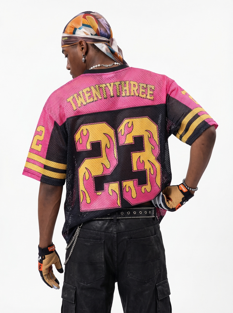 Omirad “Flame 23” Mesh Jersey T-Shirt