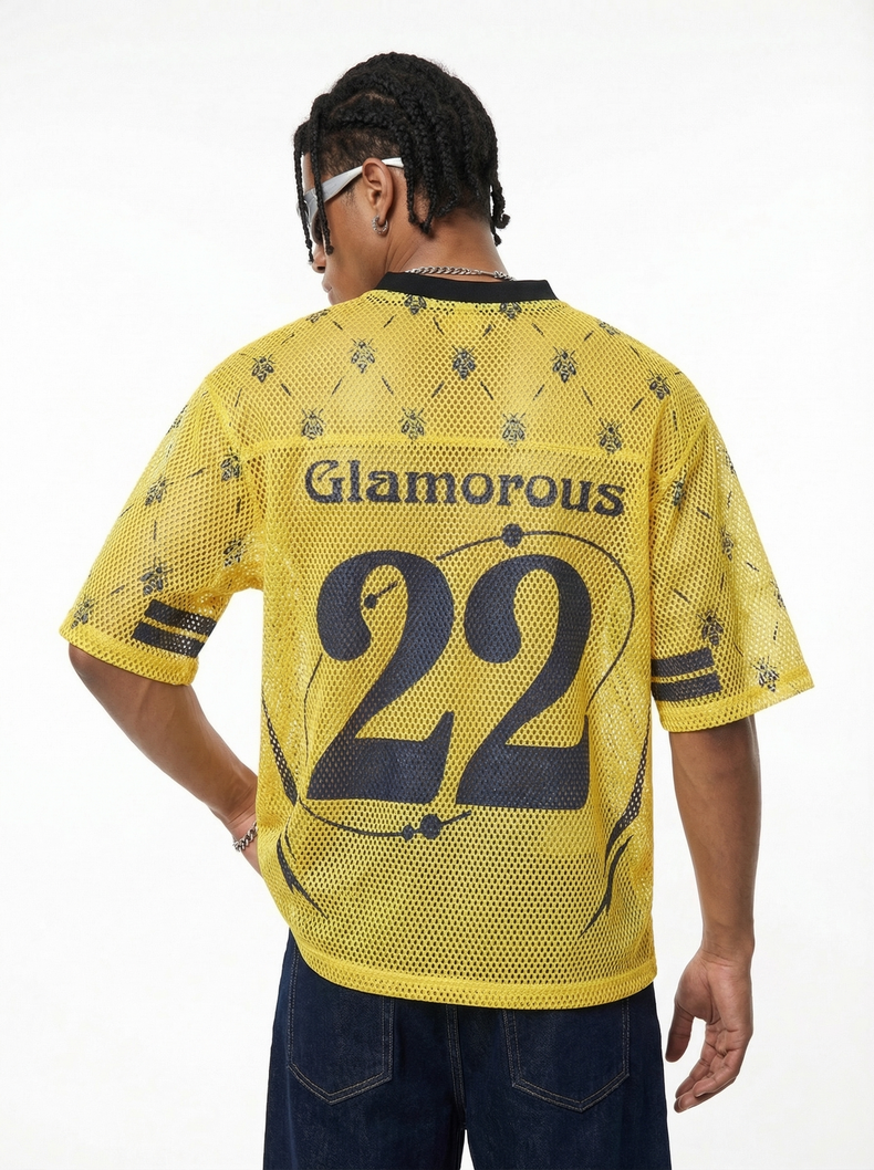 Omirad “Glamorous 22” Mesh Jersey T-Shirt