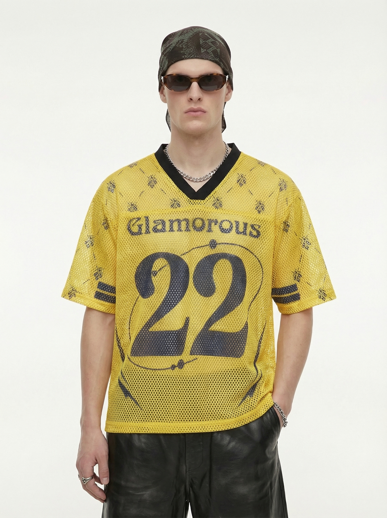 Omirad “Glamorous 22” Mesh Jersey T-Shirt