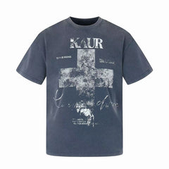 Omirad Washed Cross Graphic Tee