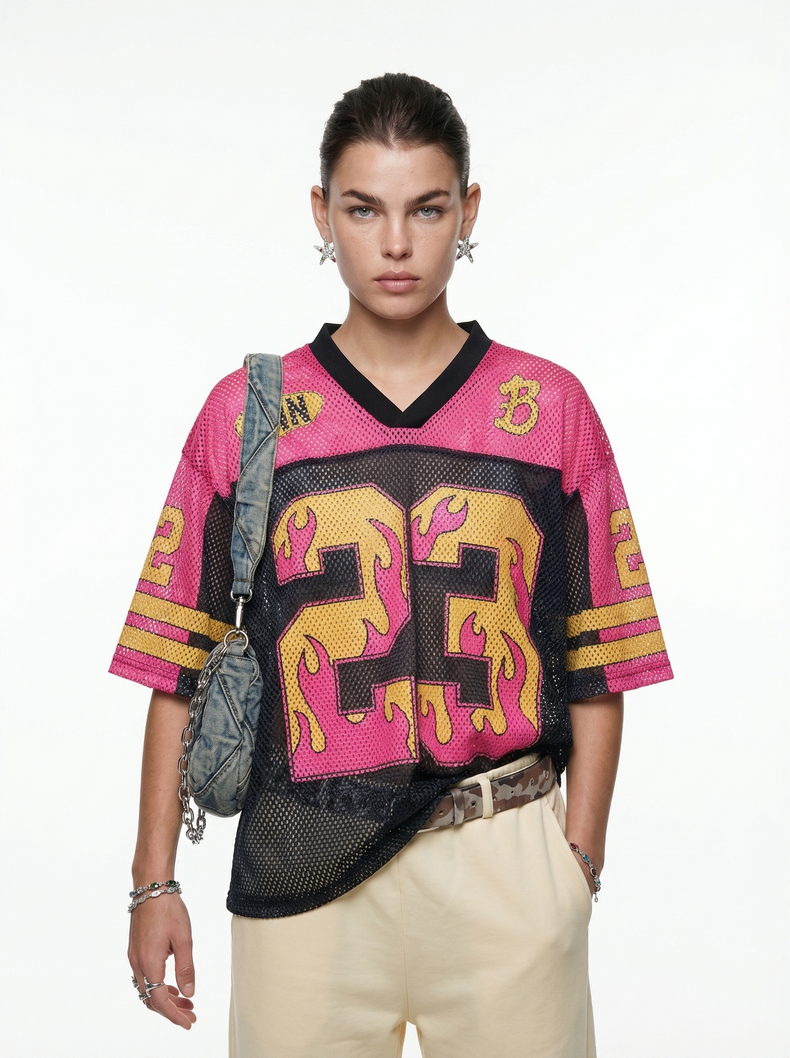 Omirad “Flame 23” Mesh Jersey T-Shirt