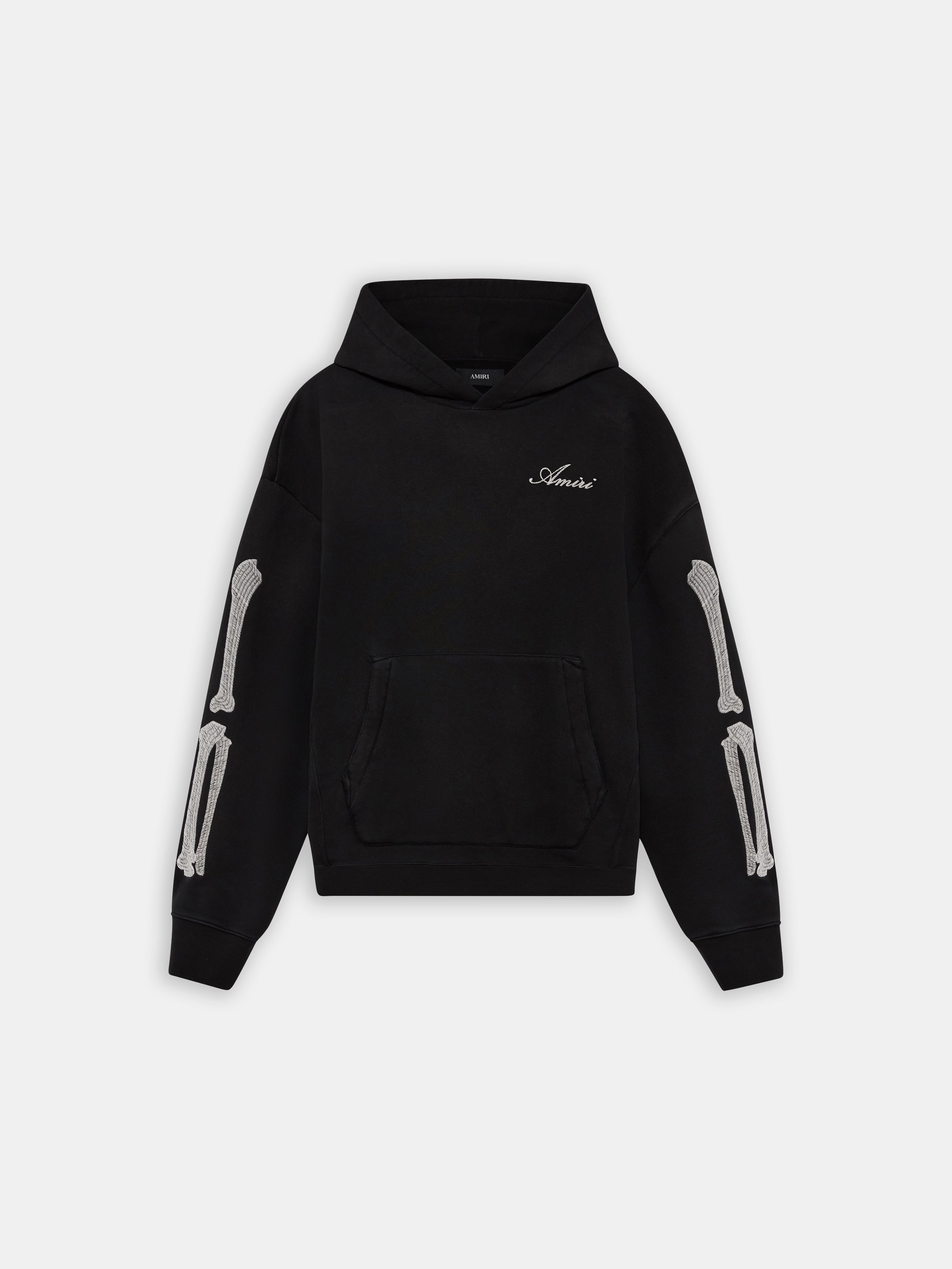 AMIRI BONES OVERSIZED HOODIE - Black