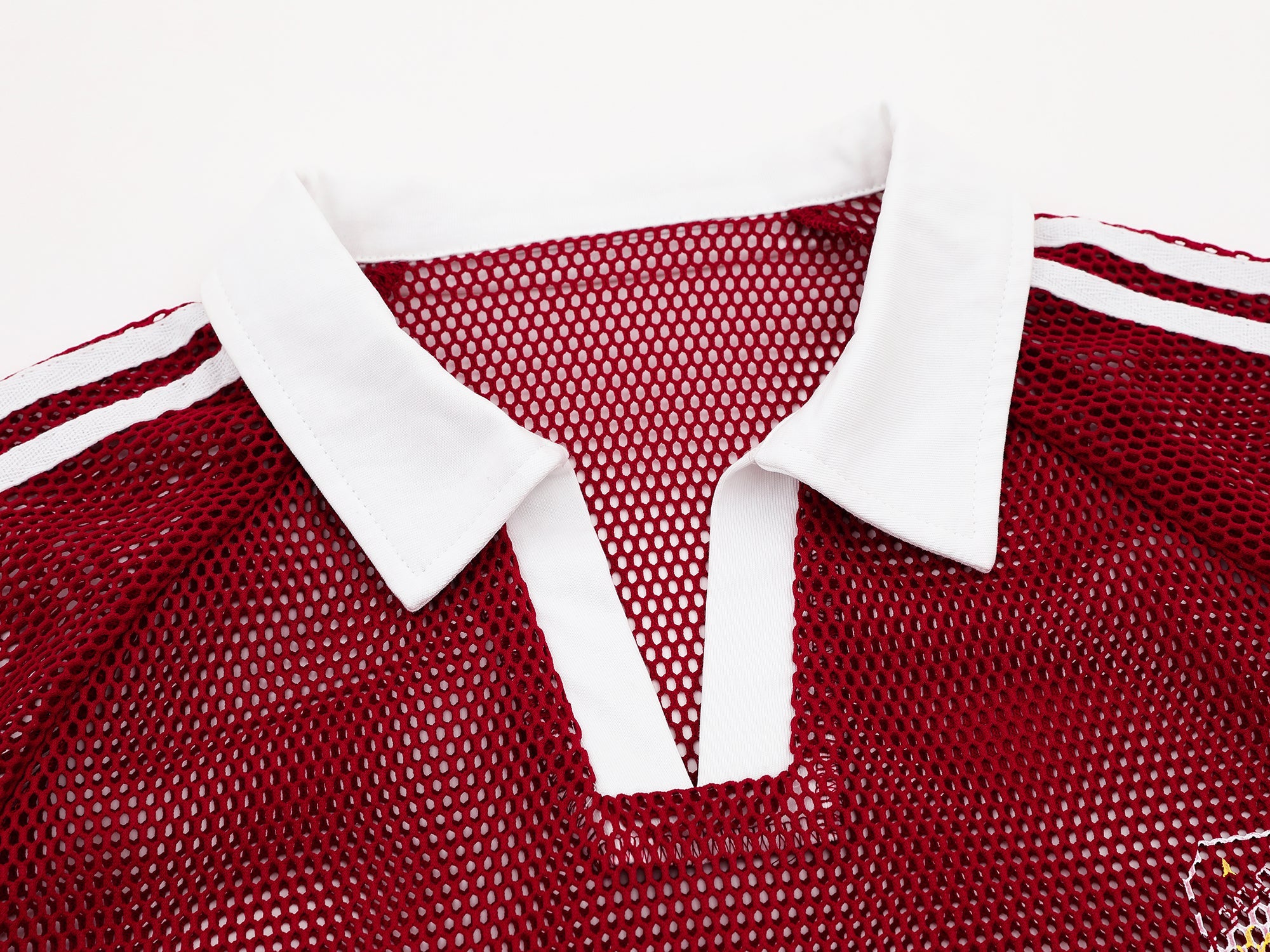 Omirad Vintage Mesh Collar Tee