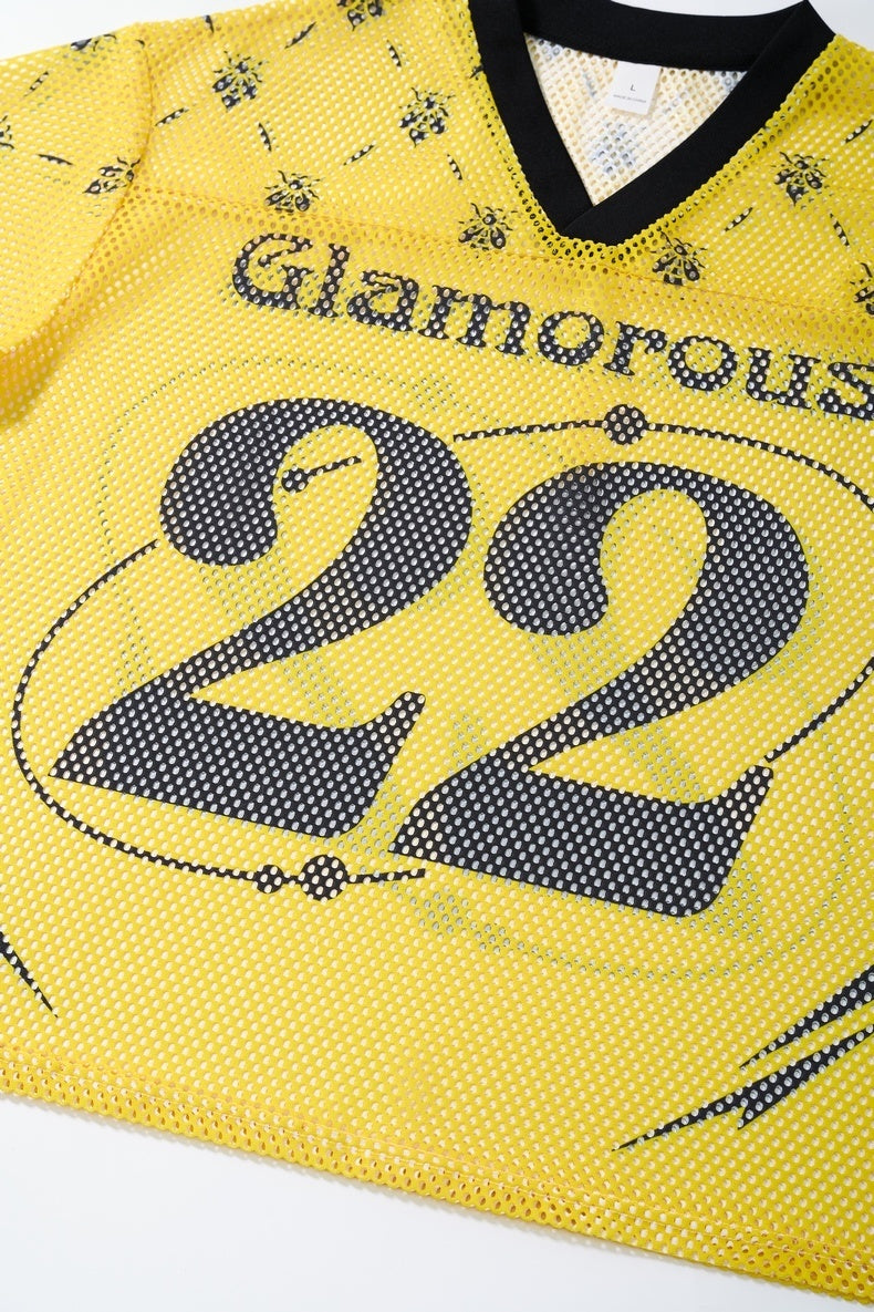 Omirad “Glamorous 22” Mesh Jersey T-Shirt