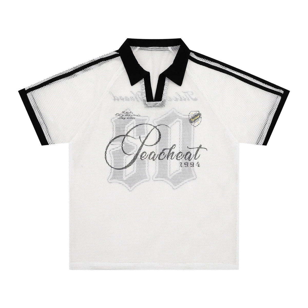 Omirad Vintage Mesh Collar Tee