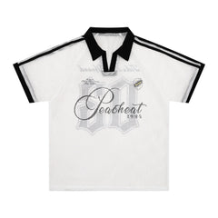 Omirad Vintage Mesh Collar Tee