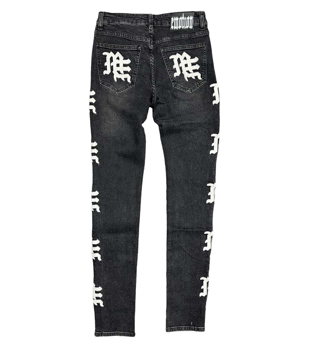 Mixed Emotions Monogram Denim Black Wash