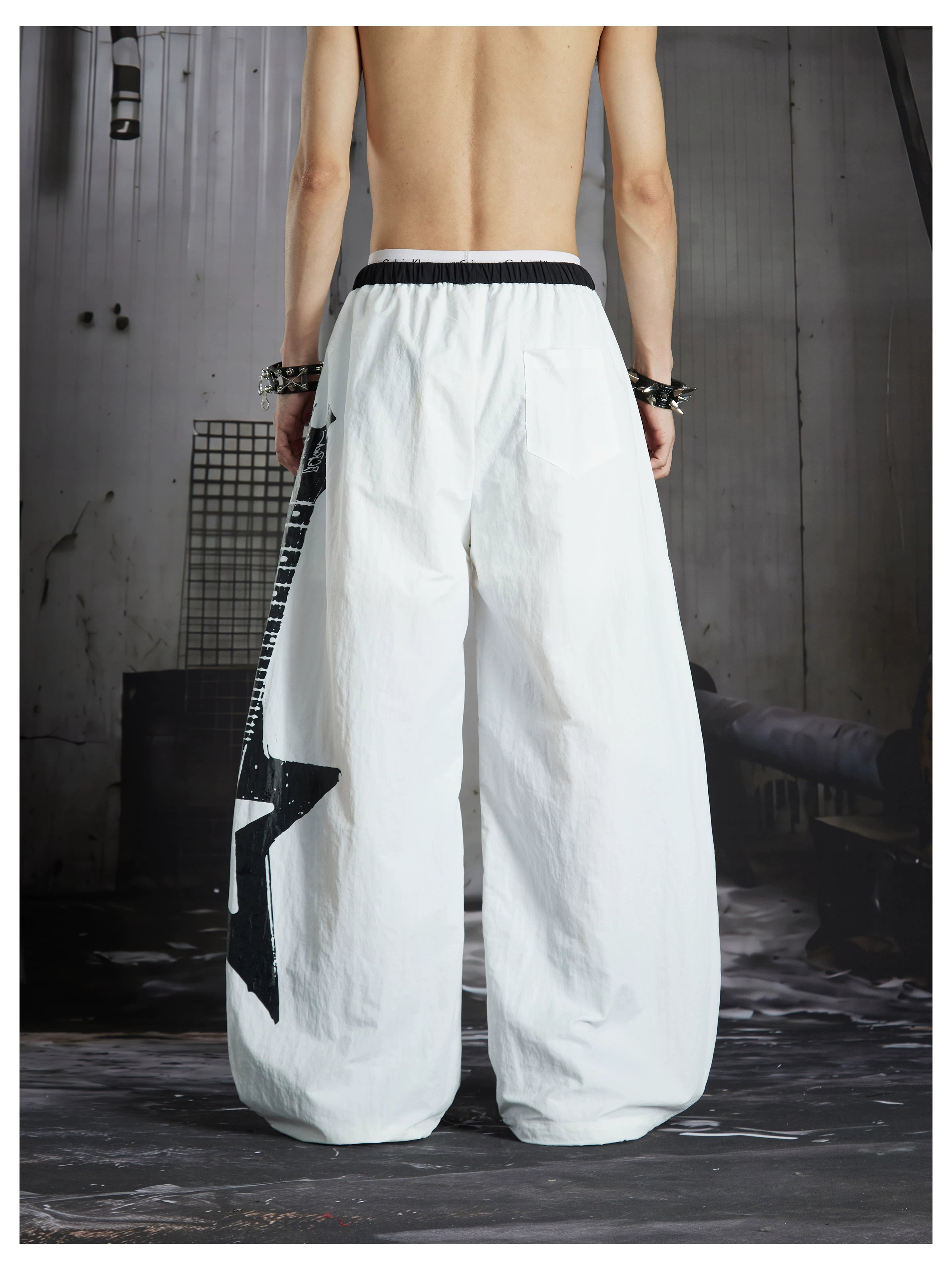 NOMANIAI Punk Y2K Loose Wide-Leg Casual Trousers.