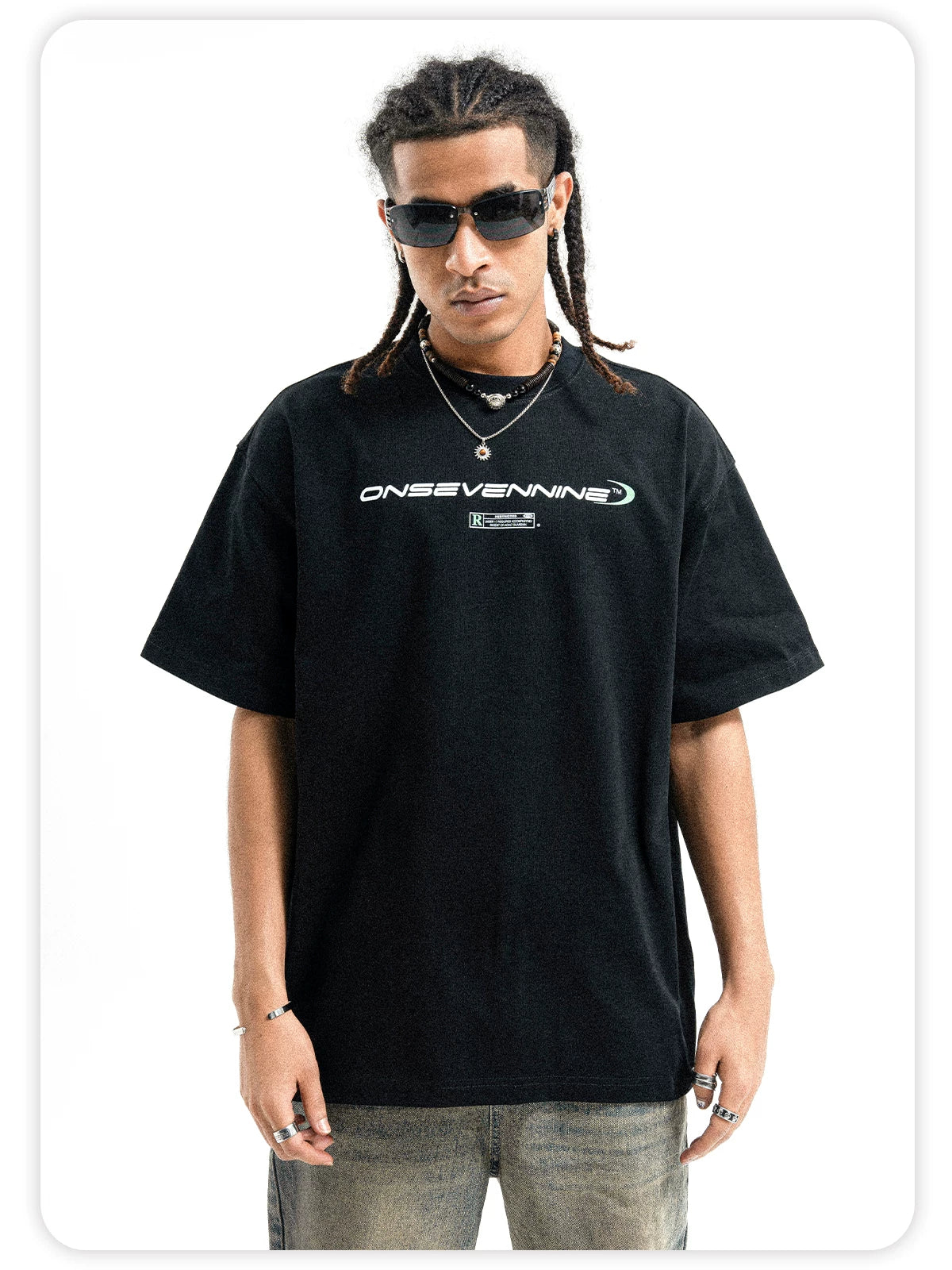 ONSEVENINE High-street style heavyweight pure cotton oversized fit.