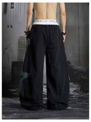 NOMANIAI Punk Y2K Loose Wide-Leg Casual Trousers.