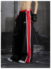 NOMANIAI Street-style lightweight quick-dry casual pants with a double-waistband design.
