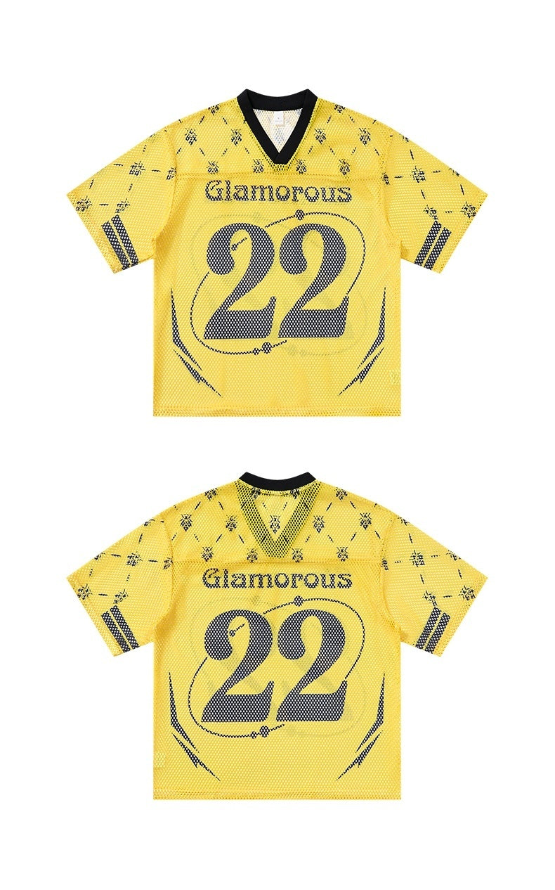 Omirad “Glamorous 22” Mesh Jersey T-Shirt