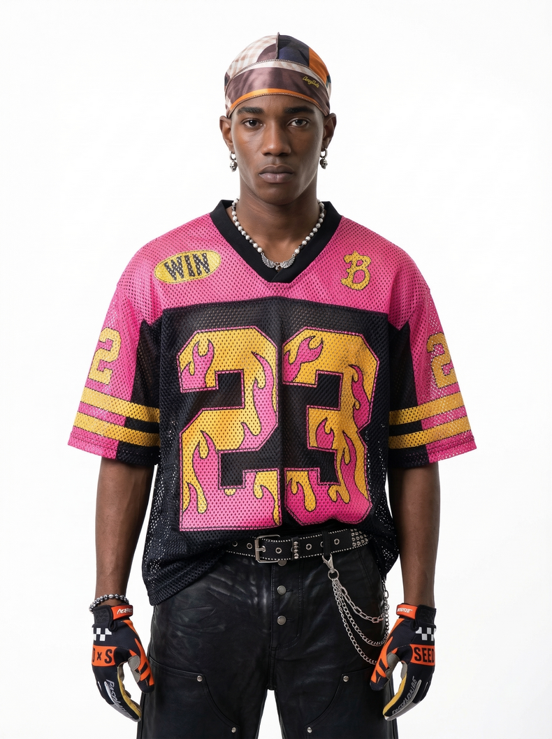 Omirad “Flame 23” Mesh Jersey T-Shirt