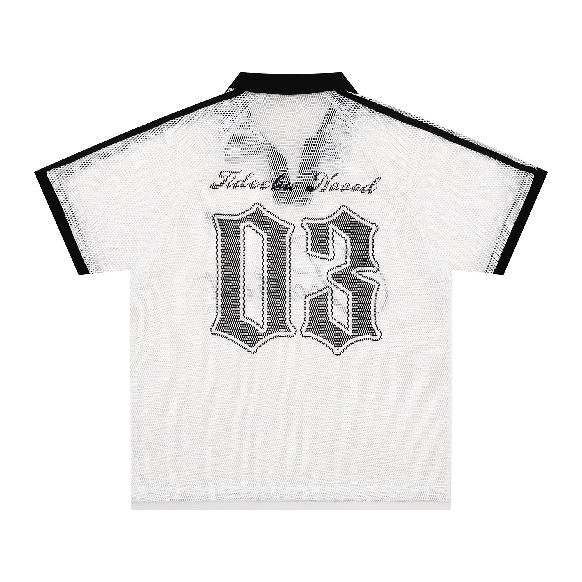 Omirad Vintage Mesh Collar Tee