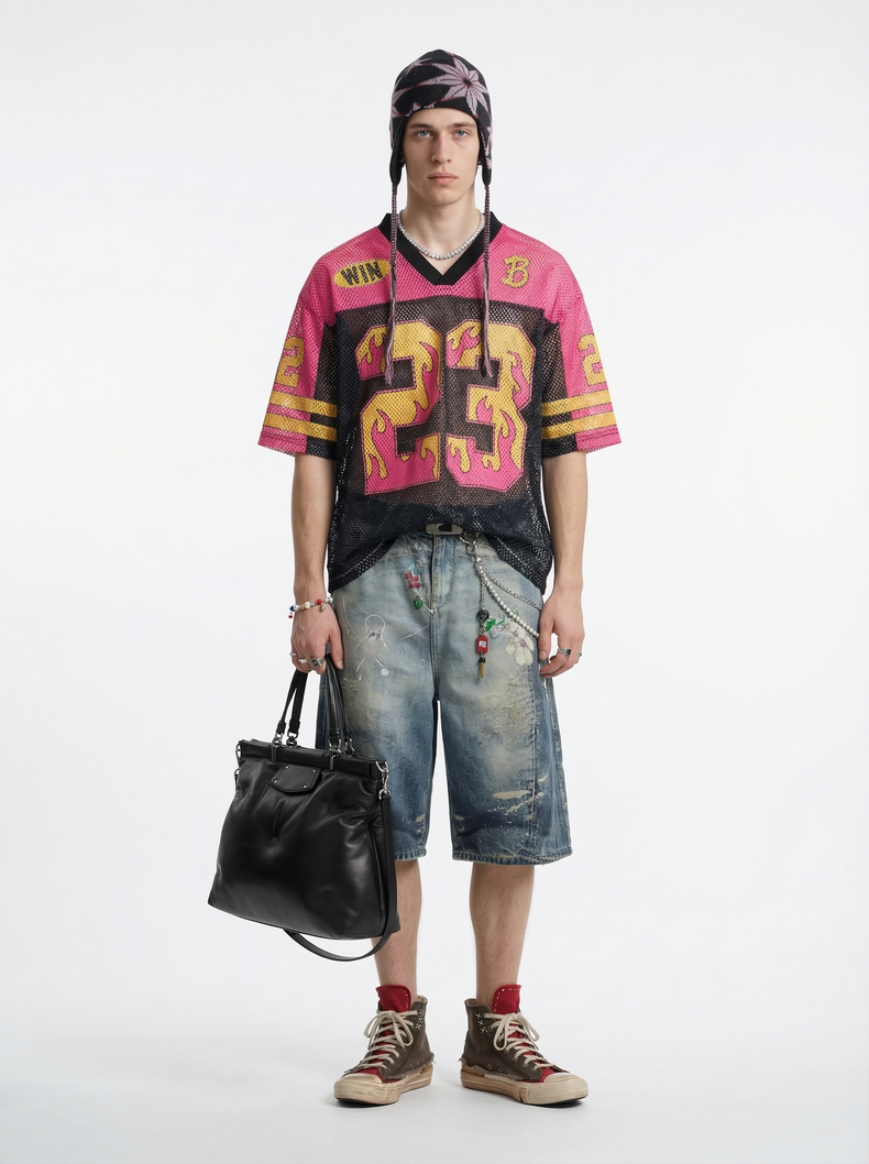 Omirad “Flame 23” Mesh Jersey T-Shirt