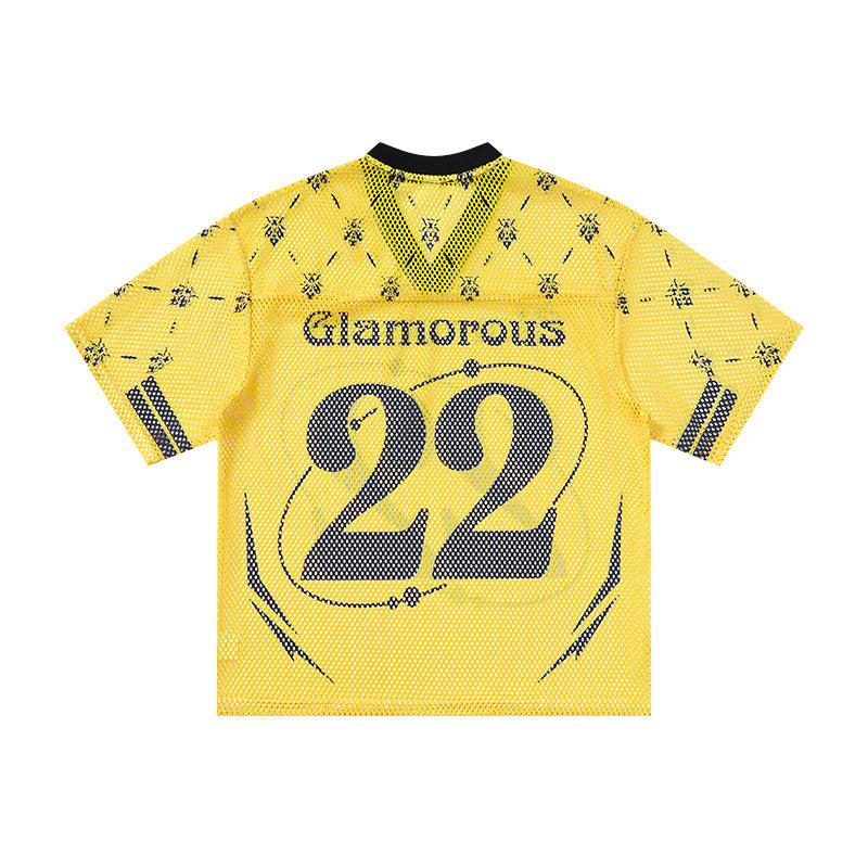 Omirad “Glamorous 22” Mesh Jersey T-Shirt