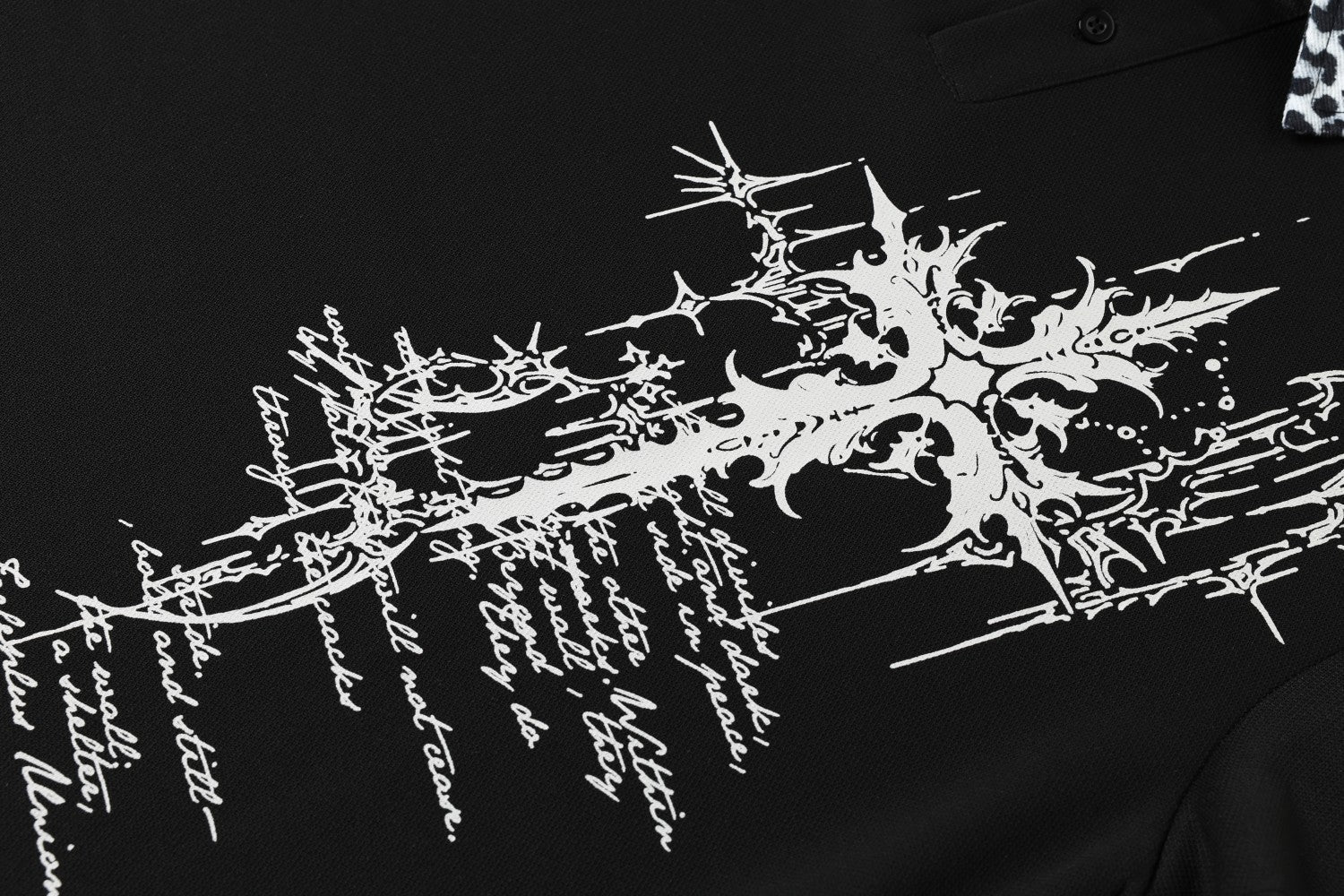 Omirad “Leopard Cross Graphic Polo”